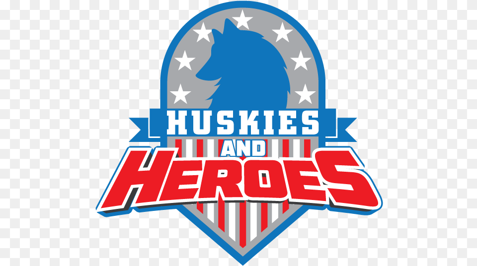 Huskies And Heroes Logo Graphic Design, Dynamite, Symbol, Weapon Free Png
