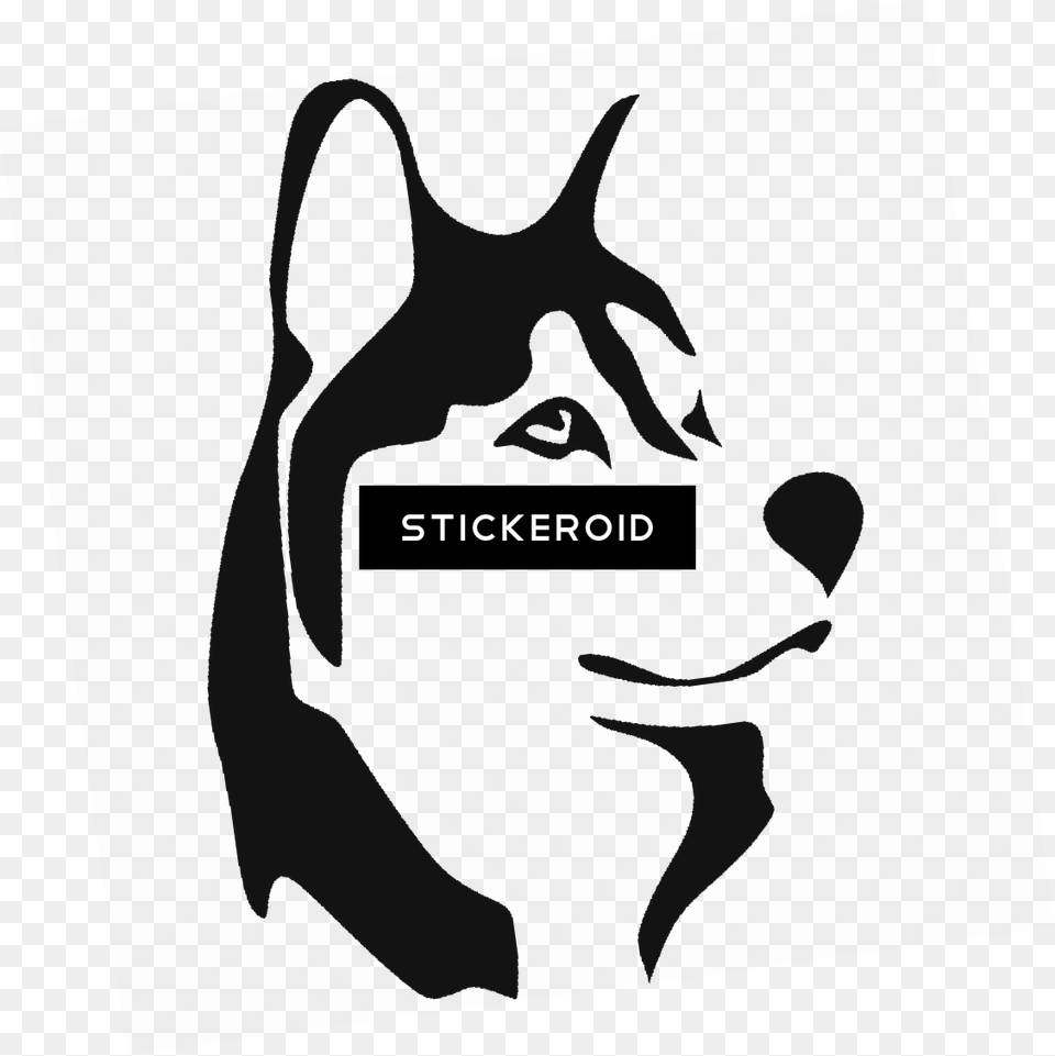 Husky, Stencil, Logo Png