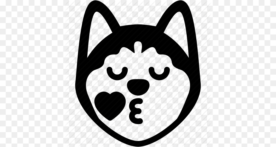 Husky Clipart Emoji Free Transparent Png