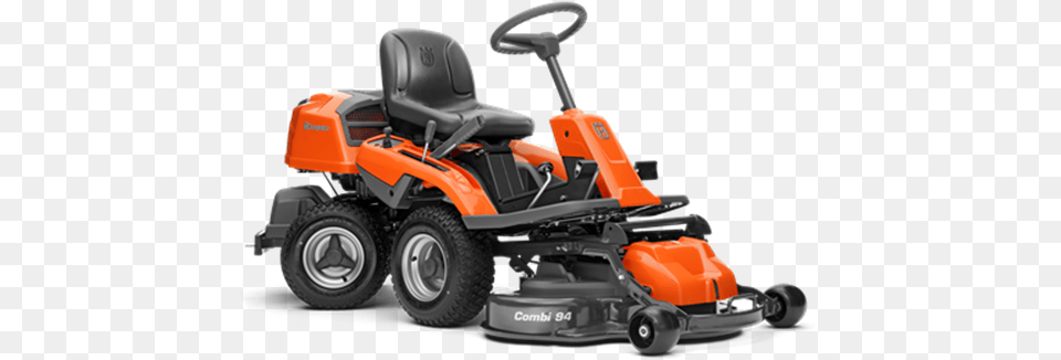 Husqvarna R 214t Outfront Ride On Lawnmower Small Husqvarna Riding Lawn Mowers, Grass, Plant, Device, Lawn Mower Free Png Download