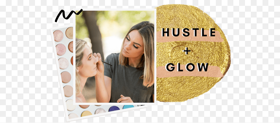 Hustle Glow Girl, Art, Collage, Face, Portrait Free Transparent Png