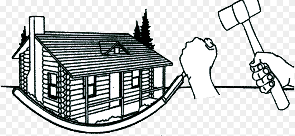 Hut Clipart Log House Log Homes Logo, Architecture, Building, Housing, Adult Png Image
