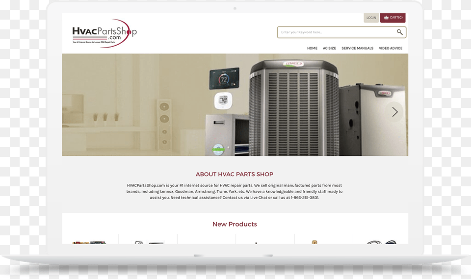 Hvac Parts Shop Heats Up Sales With Bigcommerce Hvac, Device, Appliance, Electrical Device, File Png Image