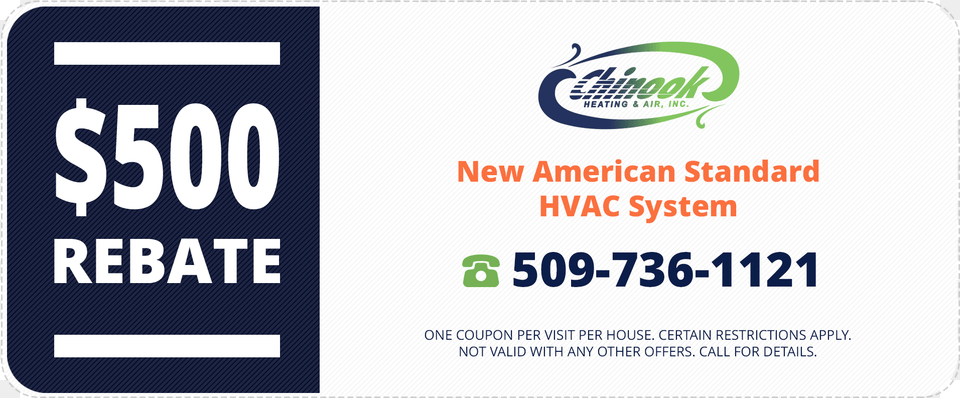 Hvac System 500 Rebate Traffic Sign, Text, Advertisement, Paper Free Transparent Png