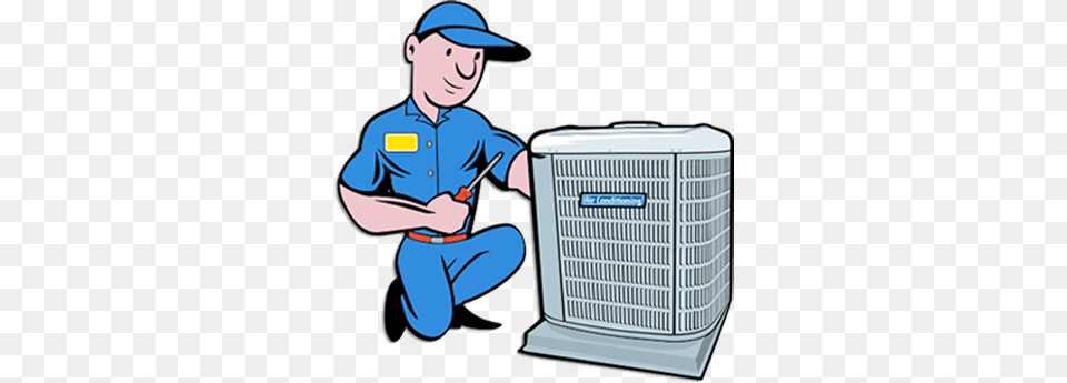 Hvac Technician Service Air Conditioner Technician, Baby, Person, Device, Appliance Free Png