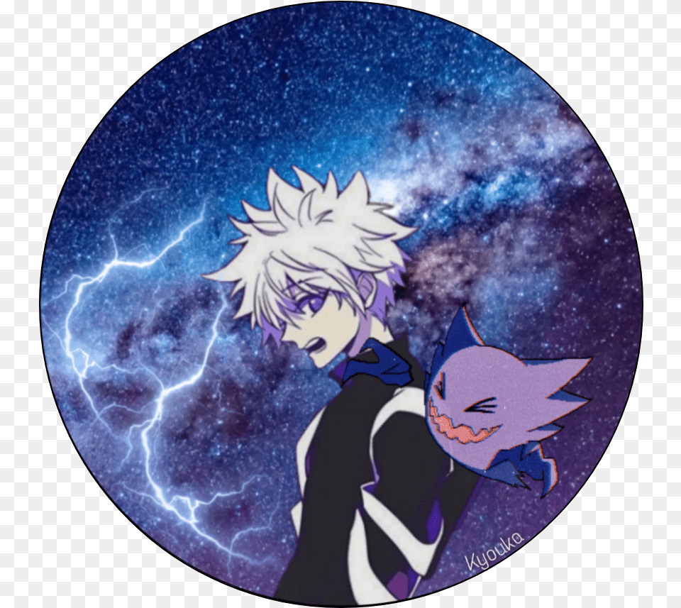 Hxh Killua Hunterxhunter Haunter Pokemon Sticker By H Fictional Character, Book, Comics, Publication, Person Png