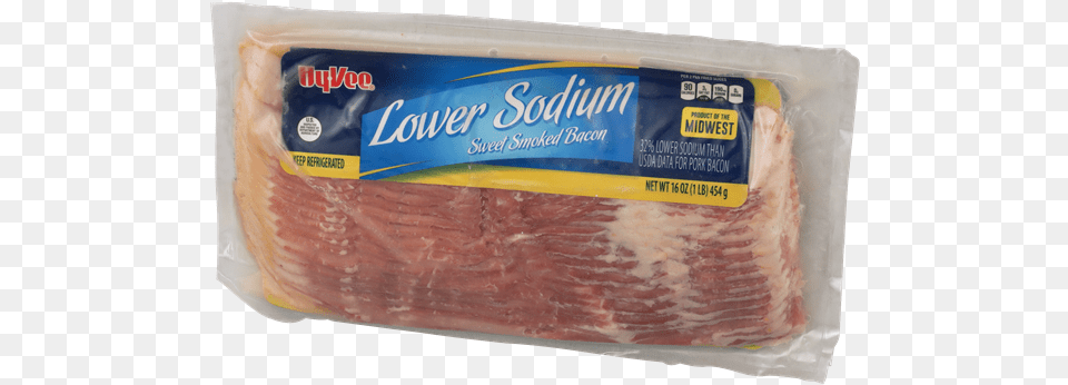 Hy Vee Lower Sodium Sweet Smoked Bacon Hyvee Aisles Turkey Bacon, Food, Meat, Pork, Ham Png