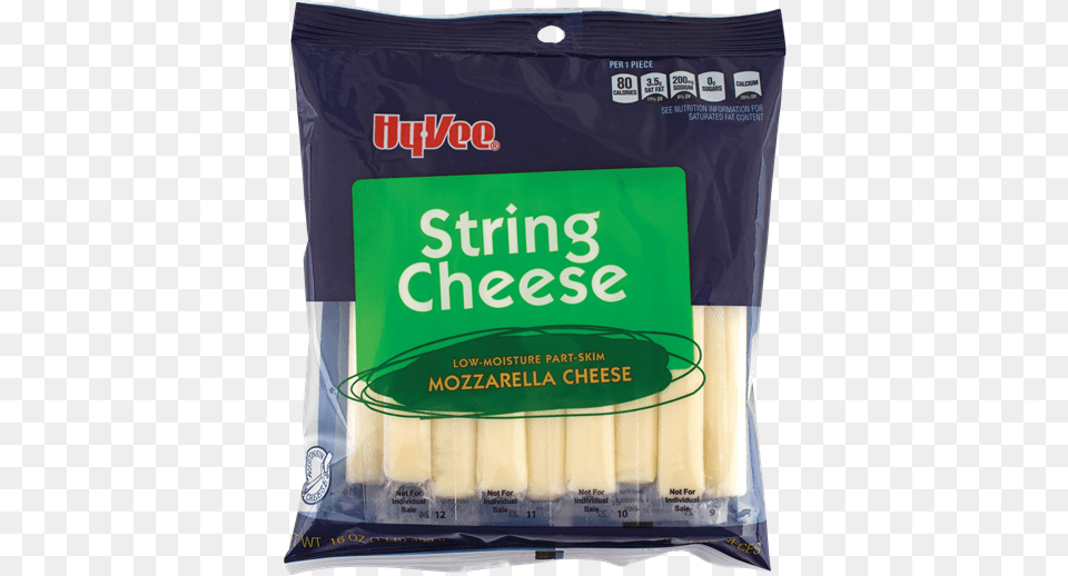 Hy Vee Mozzarella String Cheese, Food, Leek, Plant, Produce Free Png