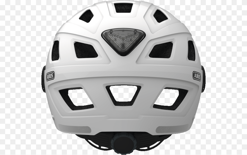 Hyban Smoke Visor Cream White Back View Bicycle Helmet, Crash Helmet, Soccer, Sport, Soccer Ball Free Png Download