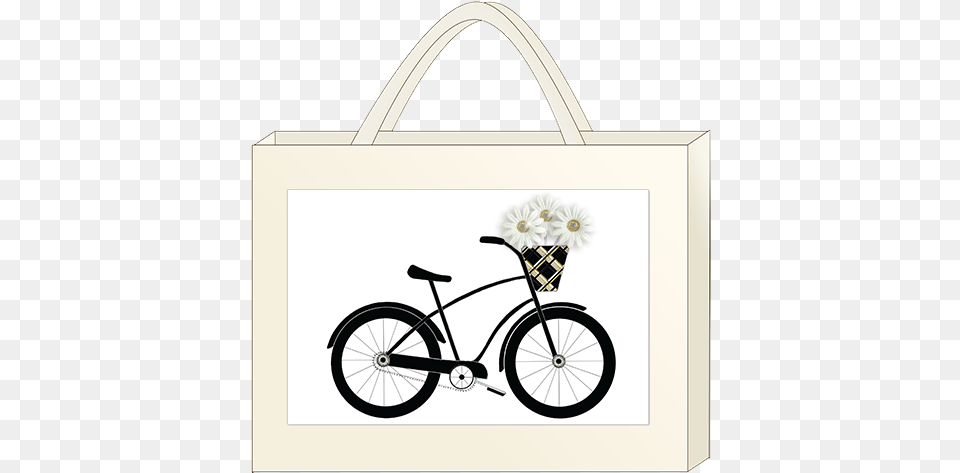 Hybrid Bicycle, Bag, Tote Bag, Machine, Transportation Png