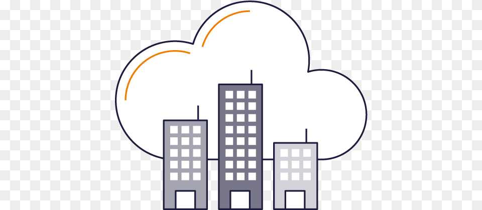 Hybrid Cloud Eacs Language, Urban, City, Office Building, Architecture Free Transparent Png