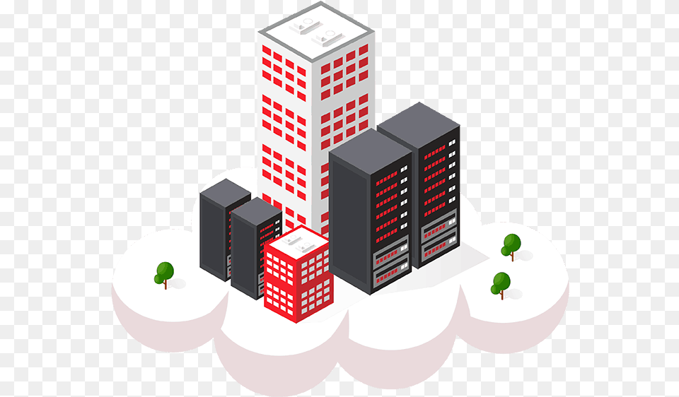 Hybrid Cloud Skyscraper, City, Urban, Architecture, Building Free Transparent Png