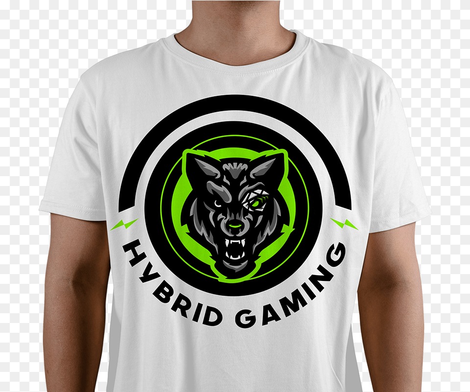 Hybrid Gamingu0027 Mascot Logo Fang, Clothing, T-shirt, Shirt Free Transparent Png