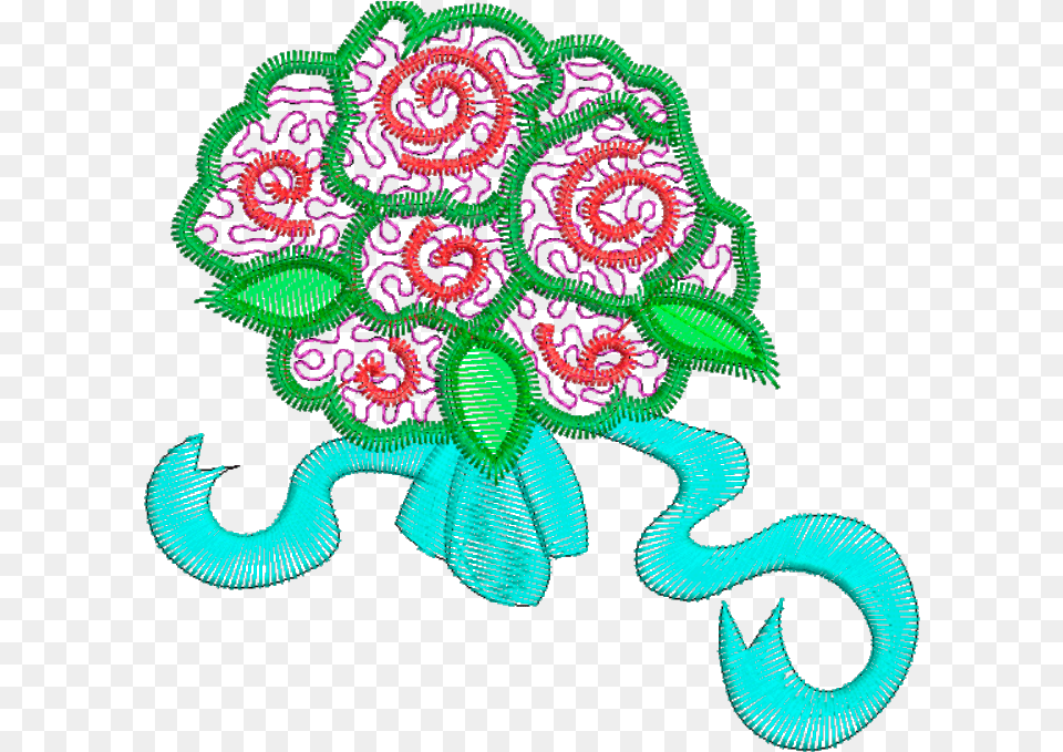 Hybrid Tea Rose, Embroidery, Pattern, Art, Graphics Free Transparent Png