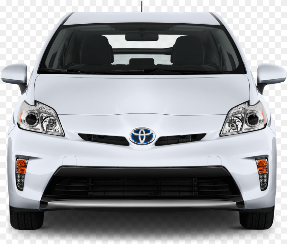 Hybrvehicle Toyota Prius Front View, Car, Vehicle, Transportation, Sedan Png