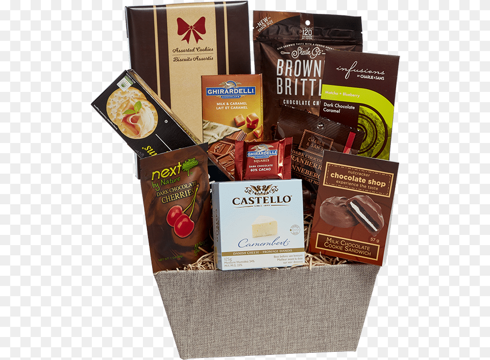 Hyde Park Gourmet Gift Basket Gift, Book, Cocoa, Dessert, Food Free Png