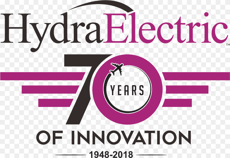Hydra Electric 70th Anniversary Logo Hydra Electric, Advertisement, Poster, Scoreboard, Text Png Image