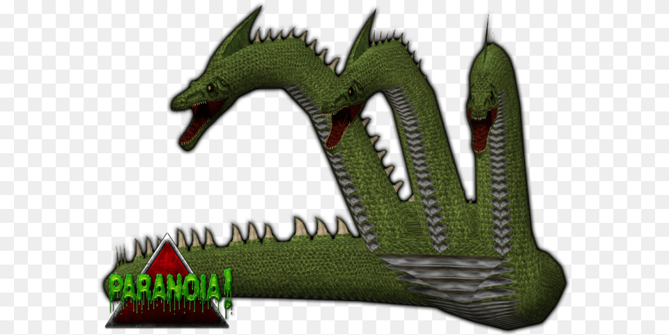 Hydra Paranoia By Budhiindra Paranoia, Animal, Dinosaur, Reptile, Dragon Free Png