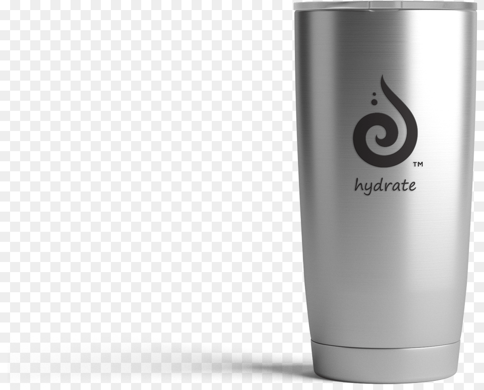 Hydrate 20oz Tumbler Stainless Steel U2014 Hydrate Water Bottles, Bottle, Glass, Shaker, Cup Png Image