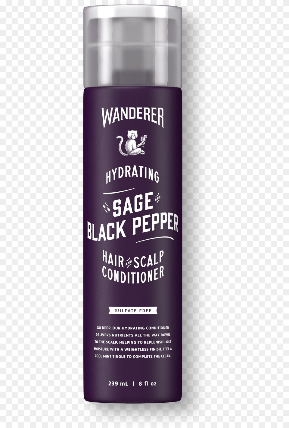 Hydrating Hair And Scalp Conditioner Sage Black Pepper Shampoo, Person, Bottle, Advertisement, Alcohol Free Png Download