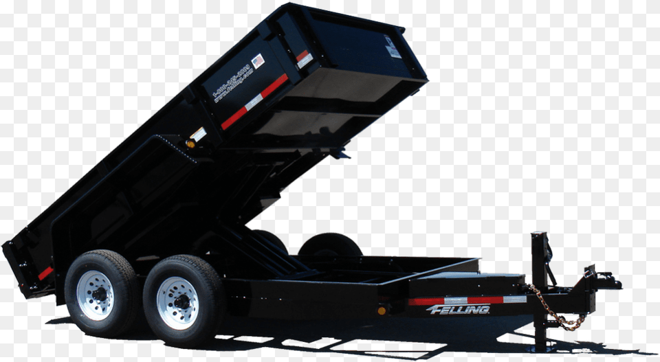 Hydraulic Dump Trailers Ft 12 Dt Hd Heavy Duty Dump Felling Dump Trailer, Alloy Wheel, Vehicle, Transportation, Tire Png Image