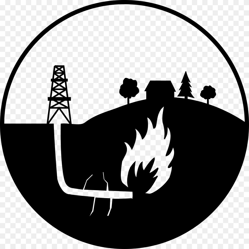 Hydraulic Fracturing Natural Gas Fracking Clipart, Gray Free Png