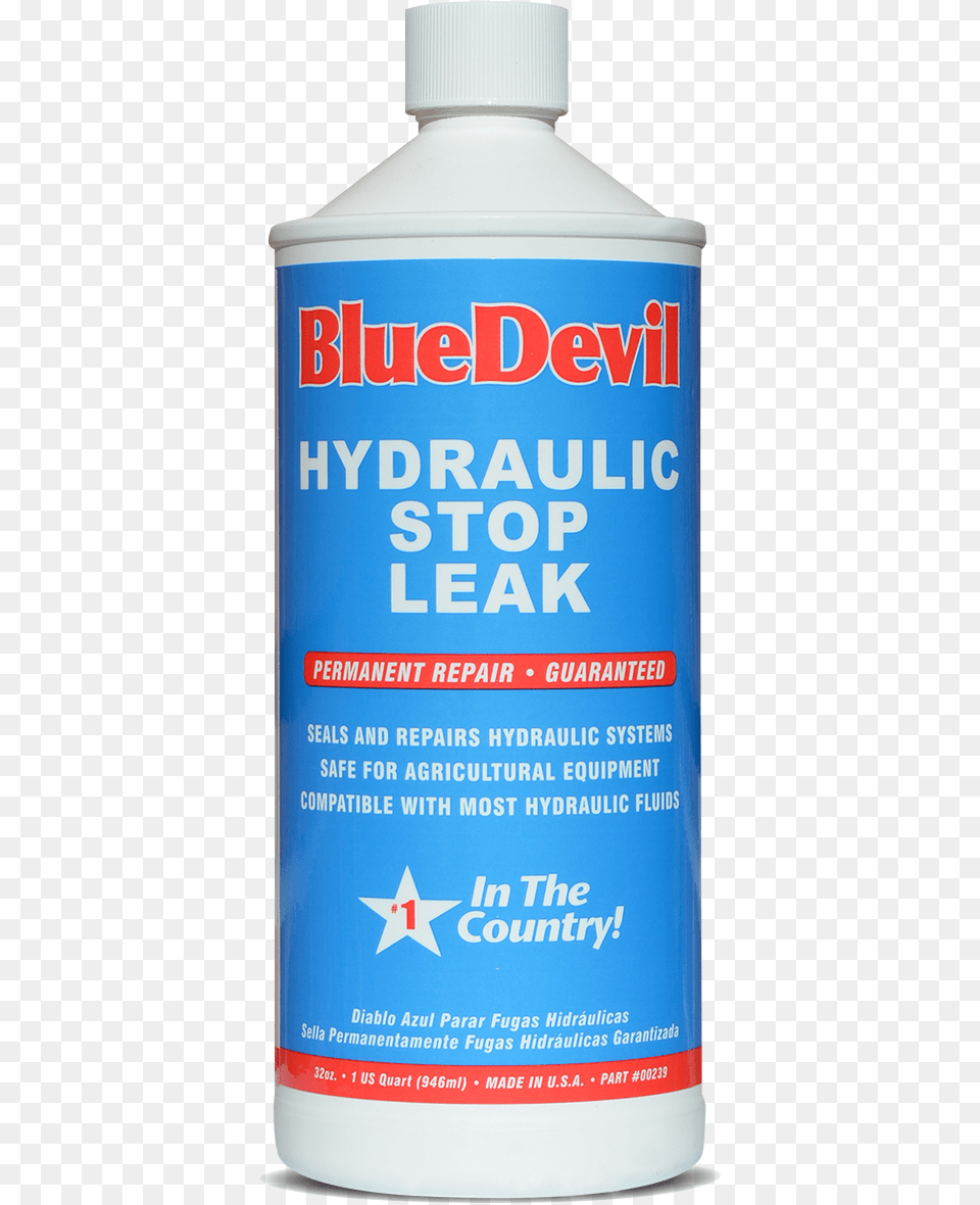 Hydraulic Stop Leak Blue Devil Hydraulic Stop Leak 1 Gallon, Alcohol, Beer, Beverage, Bottle Free Png Download