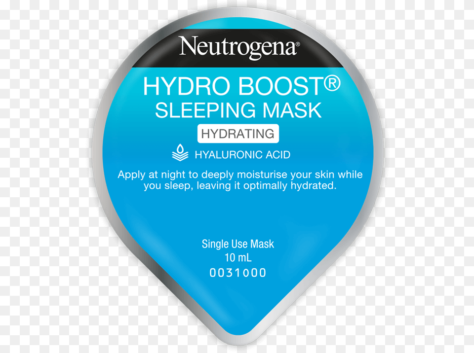Hydro Boost Sleeping Mask New Neutrogena Purifying Boost Clay Mask, Advertisement, Poster, Disk Png Image