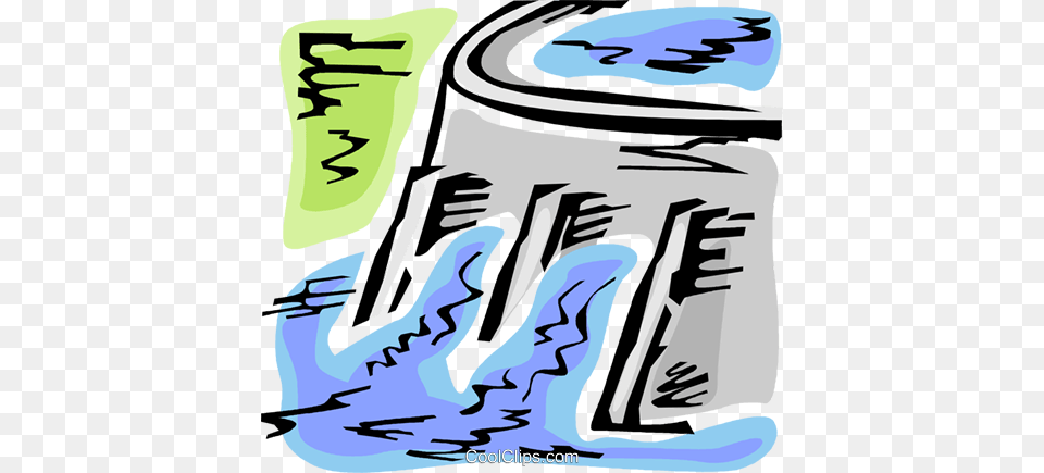 Hydro Dams Royalty Vector Clip Art Illustration, Graffiti, Tin, Person, Can Free Transparent Png