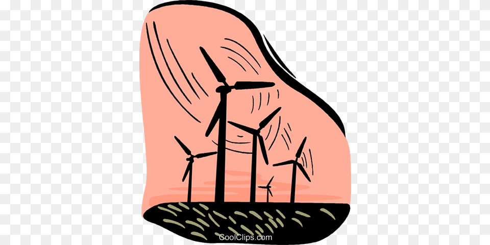 Hydro Electrical Industry Windmills Royalty Vector Clip Art, Engine, Machine, Motor, Turbine Free Transparent Png