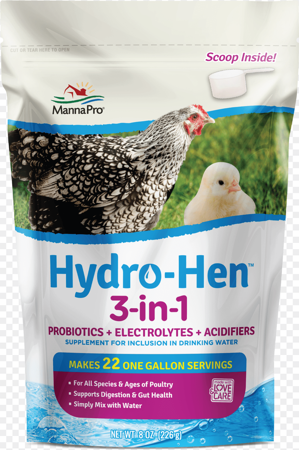 Hydro Hen 3 In 1 Water Supplement 8oz Hydro Hen, Animal, Bird, Chicken, Fowl Free Transparent Png