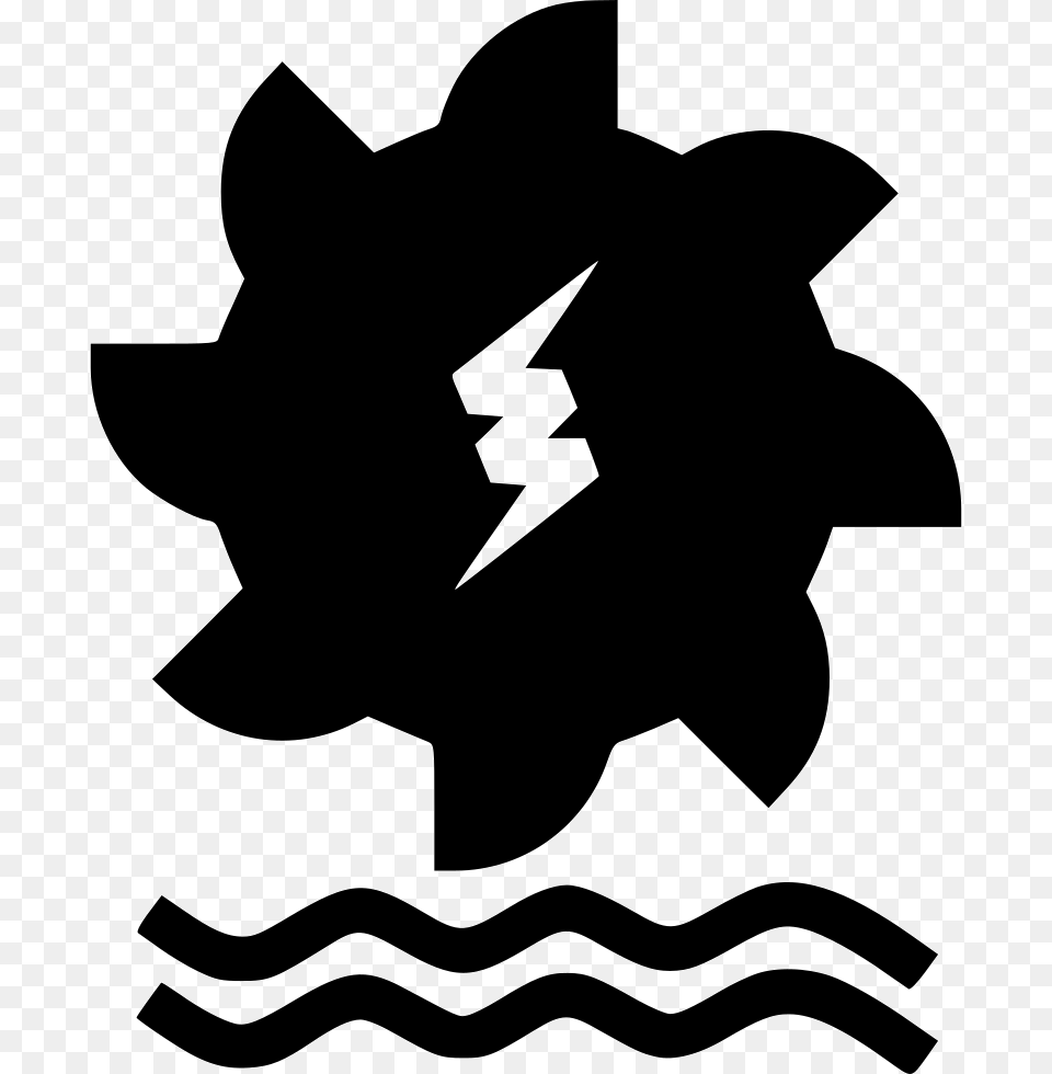 Hydro Power Comments Hydropower, Stencil, Symbol, Recycling Symbol Free Png