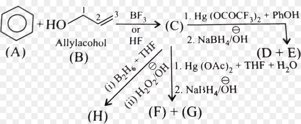 Hydroboration Oxidation Reaction Class, Text, Blackboard, Document, Mathematical Equation Png