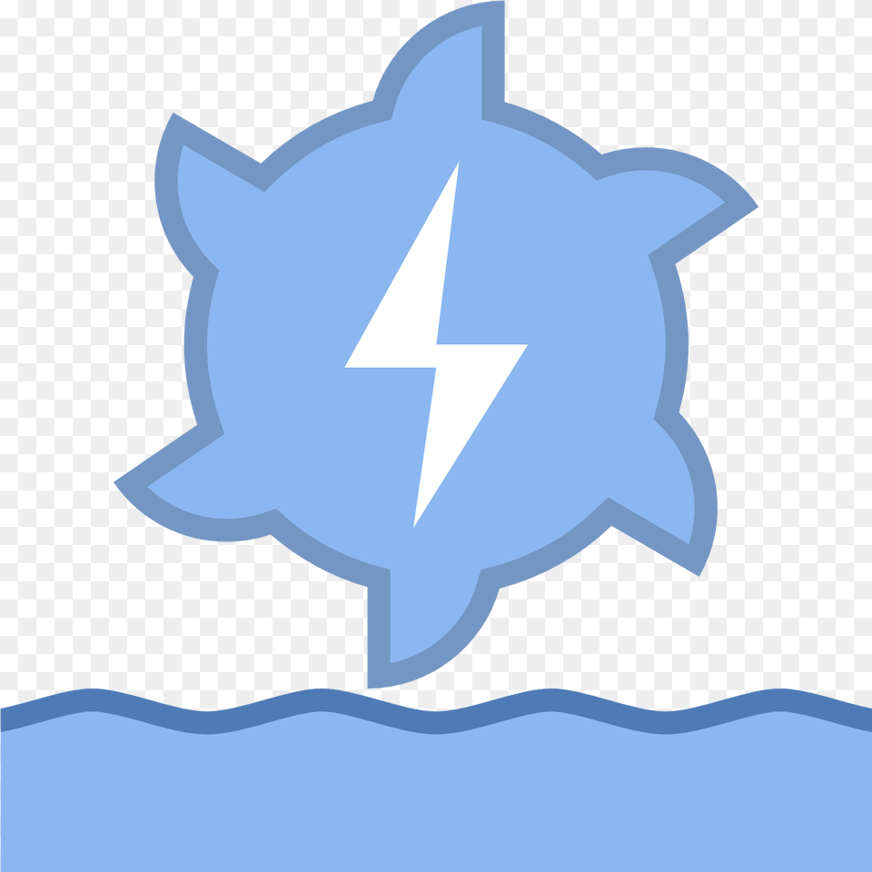 Hydroelectric Energy Icon, Star Symbol, Symbol, Animal, Fish Free Png Download