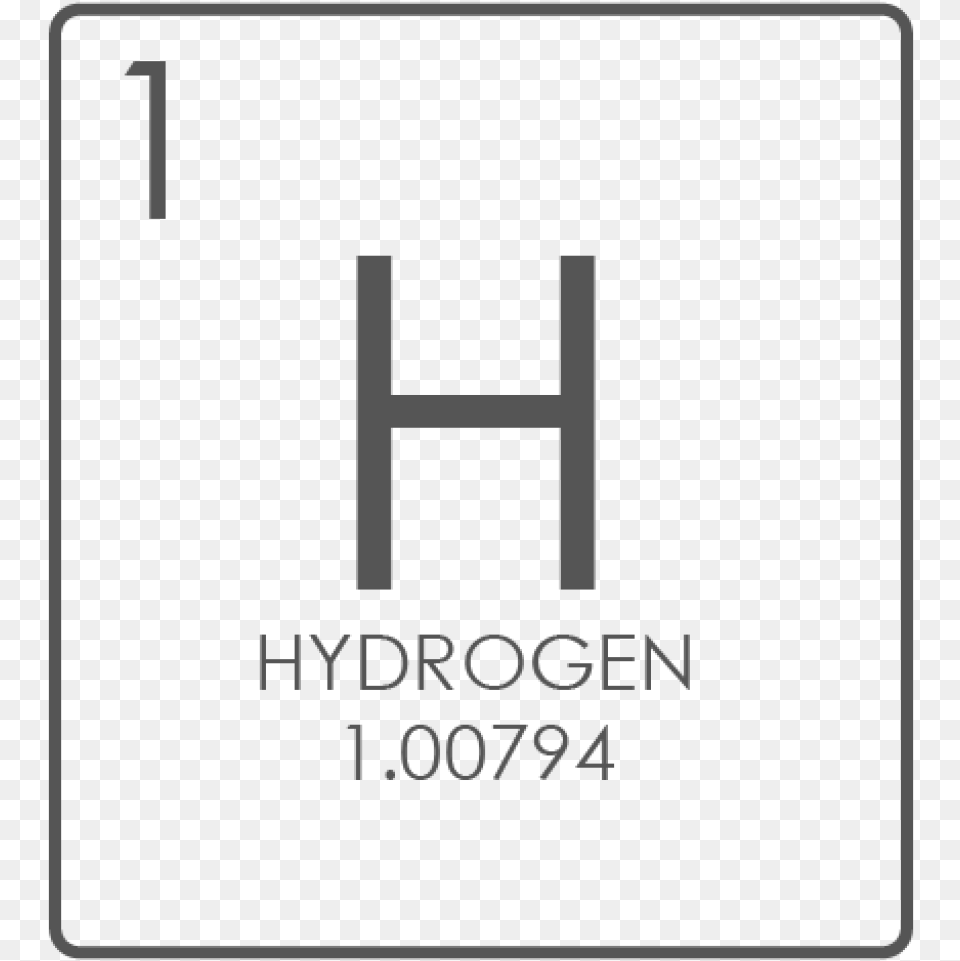 Hydrogen Element1 Periodic Table Hydrogen, Sign, Symbol, Text Free Png