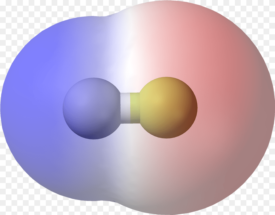 Hydrogen Fluoride Elpot Transparent 3d Balls Van Der Waals Forces Molecule, Sphere, Disk Free Png