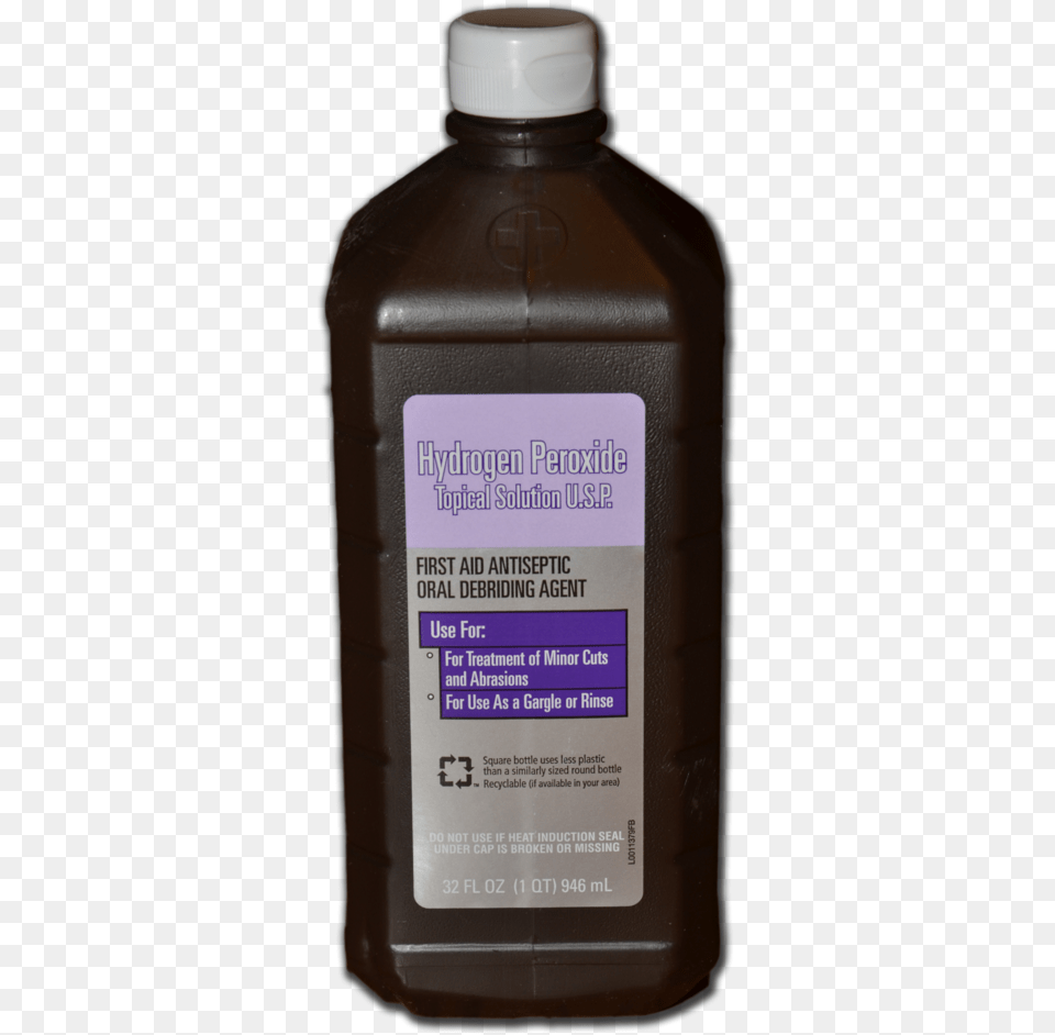 Hydrogen Peroxide Large Quart Equimedic Usa Inc Netflix Hydrogen Peroxide Bottle, Food, Seasoning, Syrup, Cosmetics Png Image