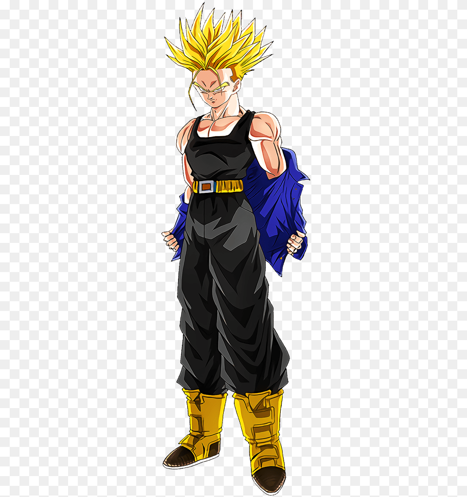 Hydros Future Super Saiyan Trunks, Book, Comics, Publication, Manga Free Transparent Png