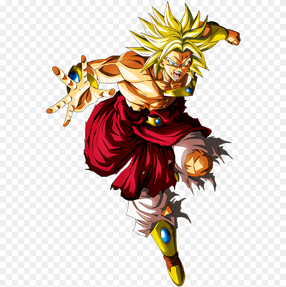 Hydros Teq Lr Broly Art, Publication, Book, Comics, Adult Png Image