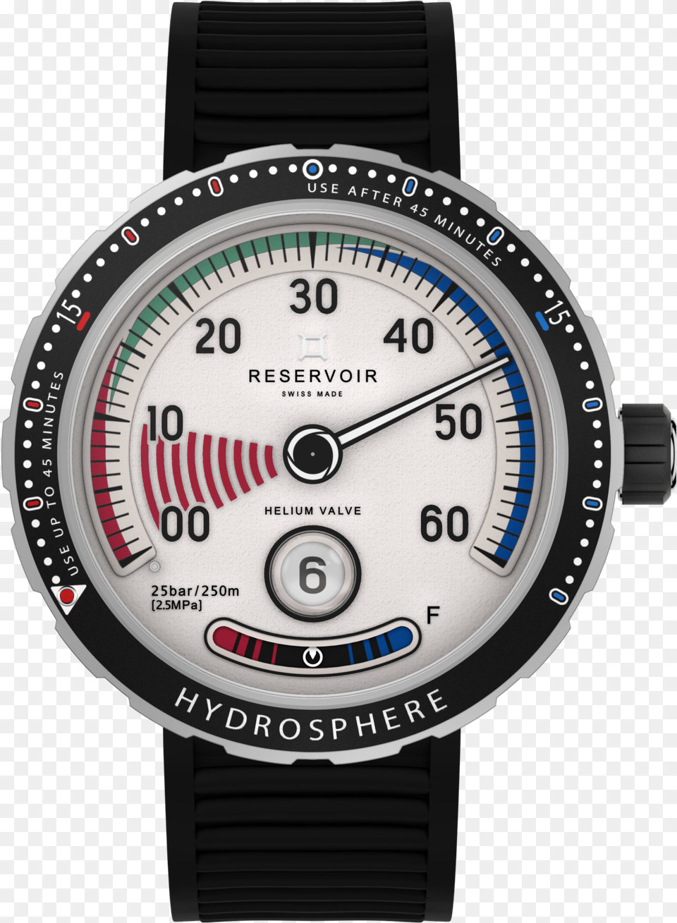 Hydrosphere Air Gauge Reservoir Hydrosphere Watch, Wristwatch, Arm, Body Part, Person Png