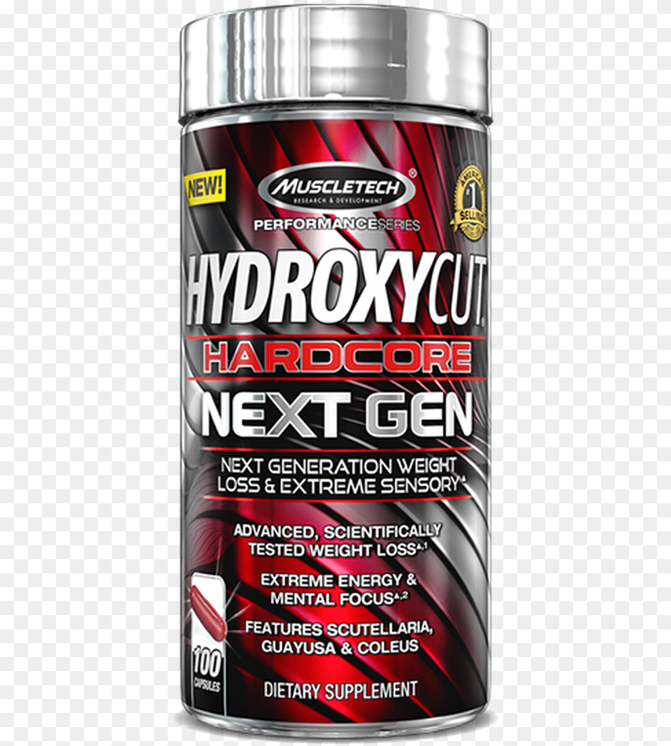 Hydroxycut Hardcore Next Gen, Can, Tin Png