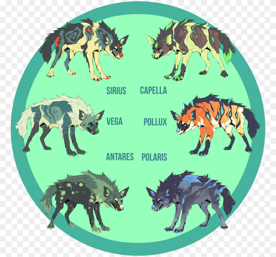 Hyena Adoptables 2 By Chrysisi, Animal, Mammal, Wolf, Canine Png