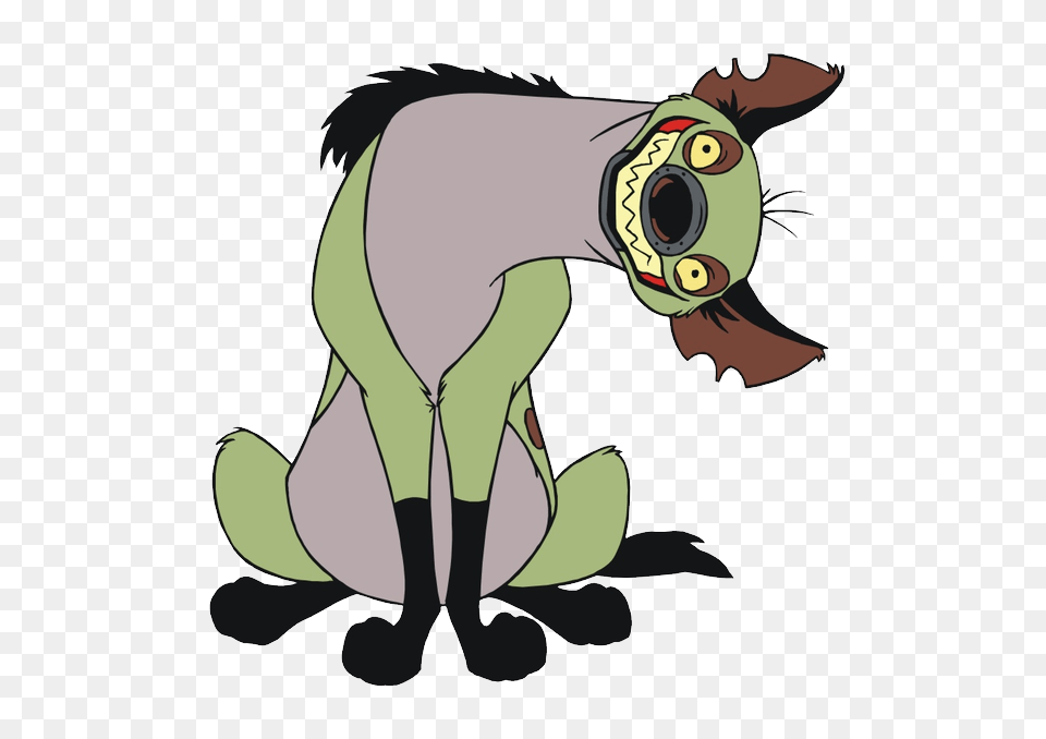 Hyena Art Free, Cartoon, Animal, Kangaroo, Mammal Png Image