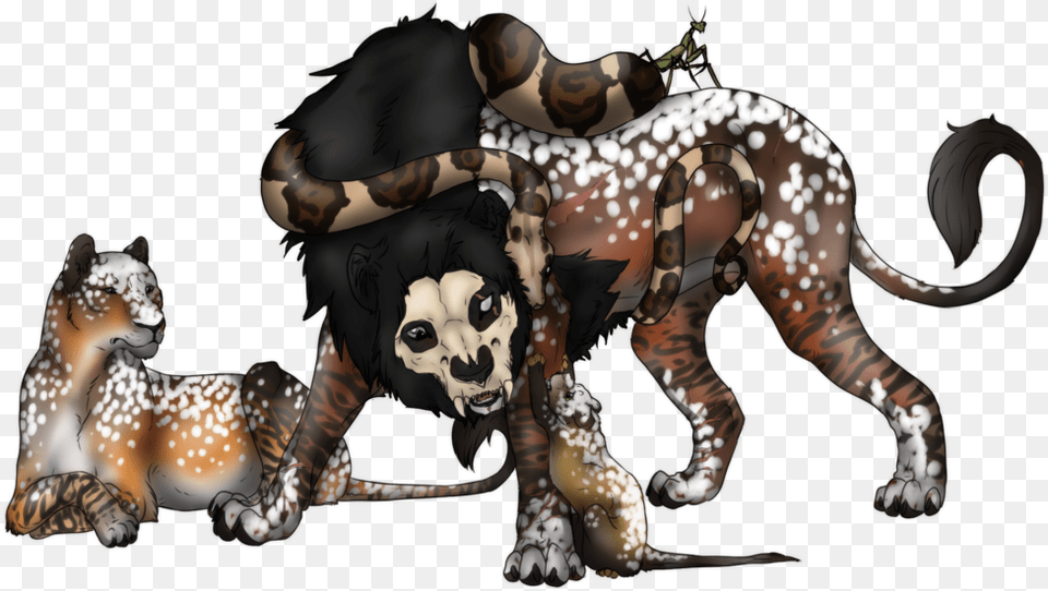 Hyena Clipart Lioden Mutated Lions Lioden, Adult, Person, Woman, Female Free Png