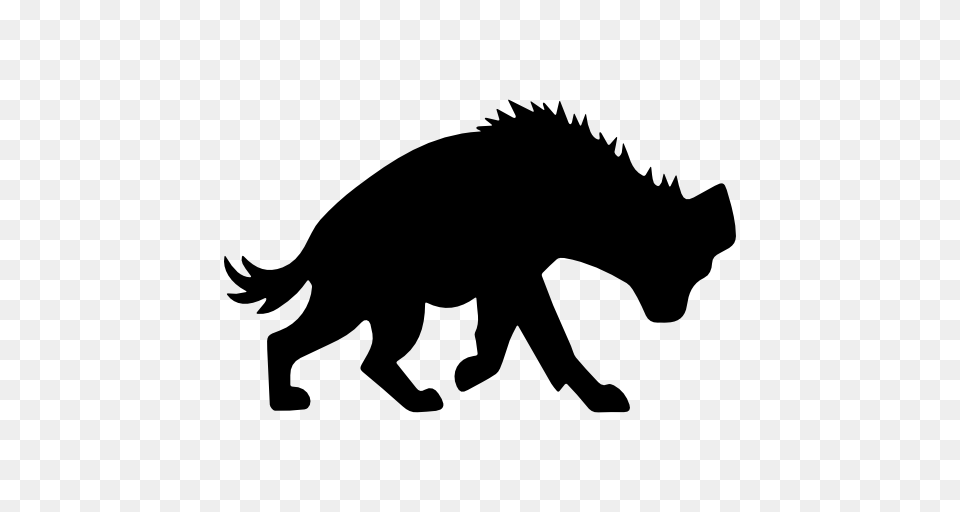 Hyena Shape, Silhouette, Stencil, Animal, Dinosaur Png