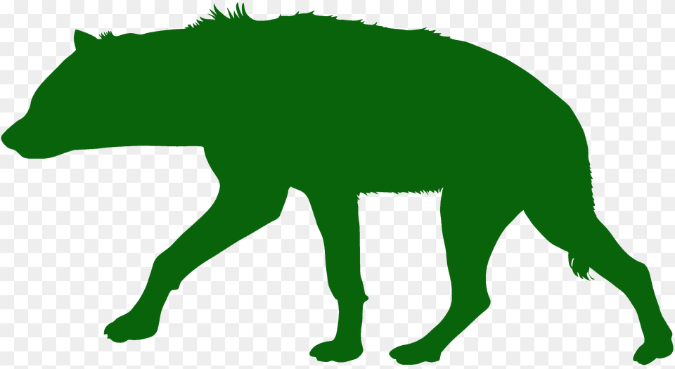 Hyena Silhouette, Animal, Bear, Mammal, Wildlife Png Image