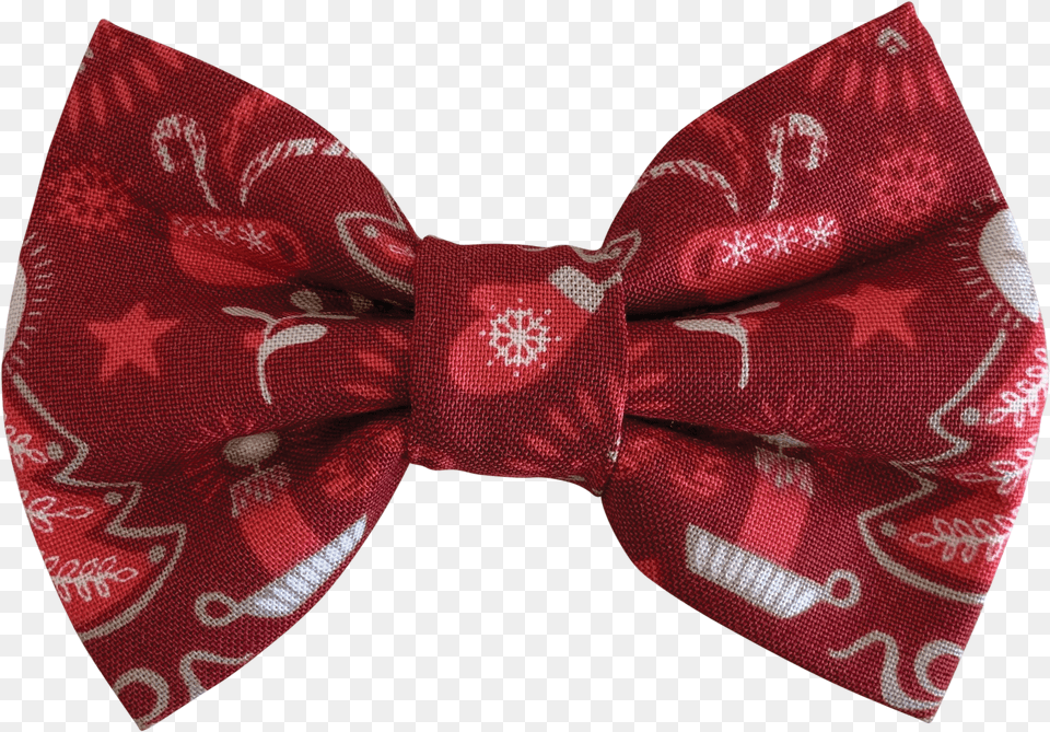 Hygge Christmas Red Bow Tie Paisley Free Transparent Png