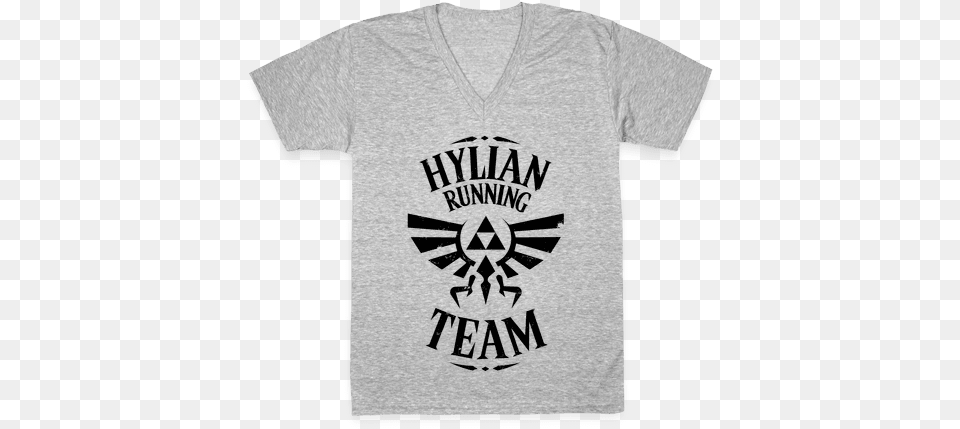 Hylian Running Team V Neck Tee Shirt Puppy Bowl Shirt, Clothing, T-shirt Png Image
