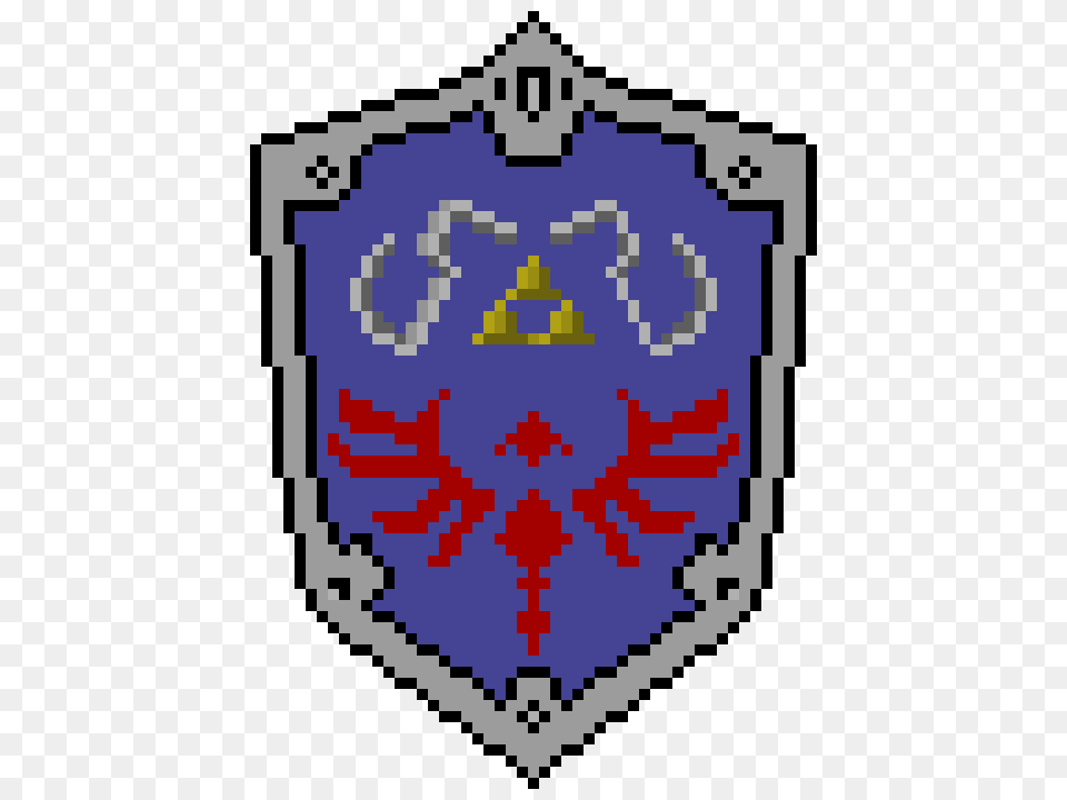 Hylian Shield Pixel Art Maker, Armor, Qr Code Free Png