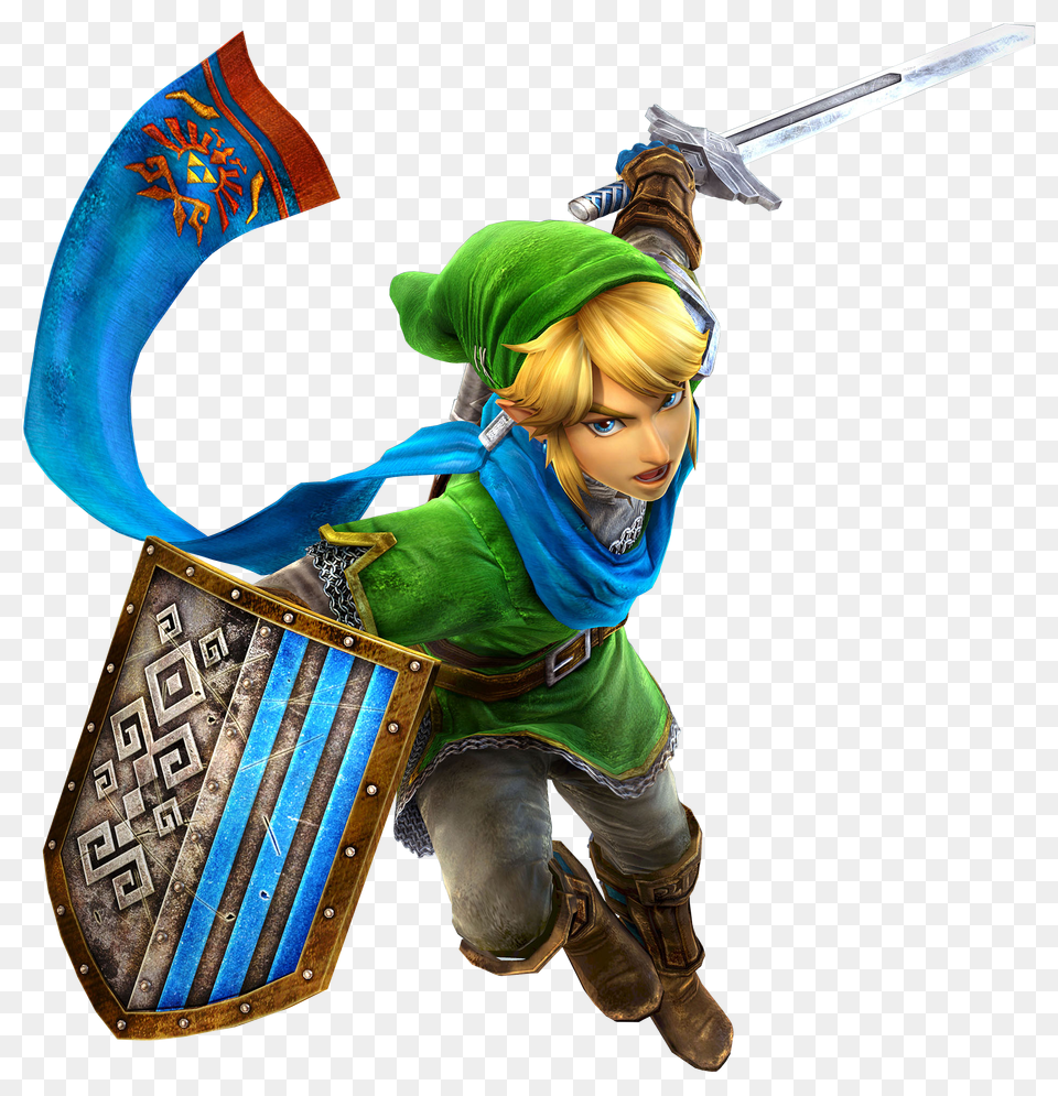 Hylian Sword Zeldapedia Fandom Powered, Weapon, Person, Clothing, Costume Png Image